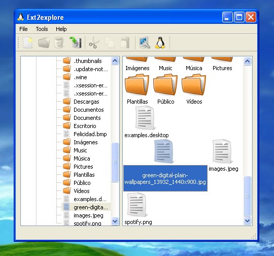 El Mundo de Ubuntu: Ext2explore para acceder a Linux desde Windows.